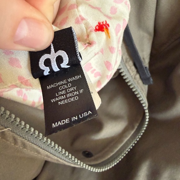 BETABRAND Women’s Morning Mess Chino Twill Green Utility Jacket Hooded - Size XL - Picture 11 of 15